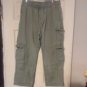 Old Navy Women's Olive Wide Leg Pants